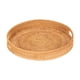 thumbnail image 3 of Bandeja de ratán para servir, estilo bohemio, plana, organizadora de baño, bandeja decorativa para mesa de café. 25cm, 3 of 9