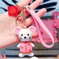 thumbnail image 2 of Key Chain Cute Cartoon Mouse Keyring Purse Pendant Bag Charm for Women and Men, 2 of 7
