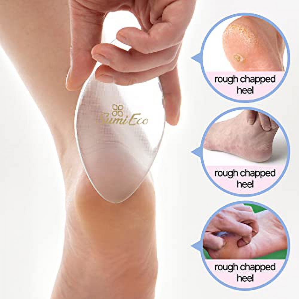 Nano Glass Foot File Callus Remover G.Liane Crystal Glass Pedicure Foot  Care Foot Scrubber Painless Dry and Wet Use for Hard Skin Calluses Removal