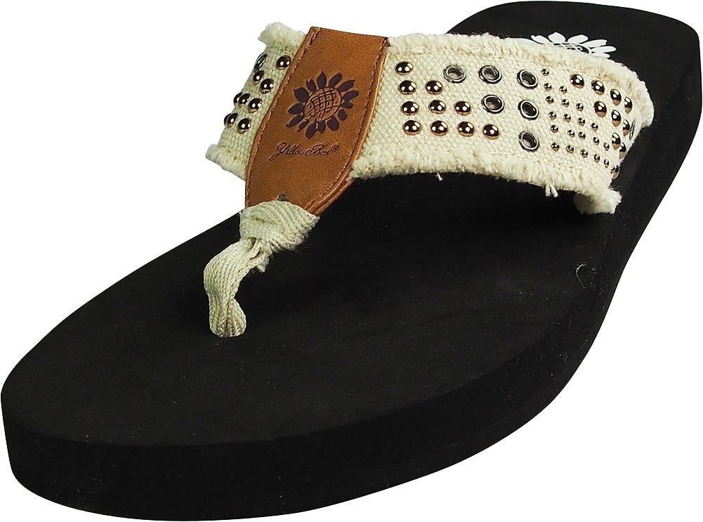 khaki flip flops womens