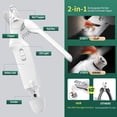 thumbnail image 3 of 2-in-1 pet nail polisher dog nail clipper trimmer ultra quiet electric nail set rechargeable suitable for trimming toes and claws of dogs and cats, 3 of 11
