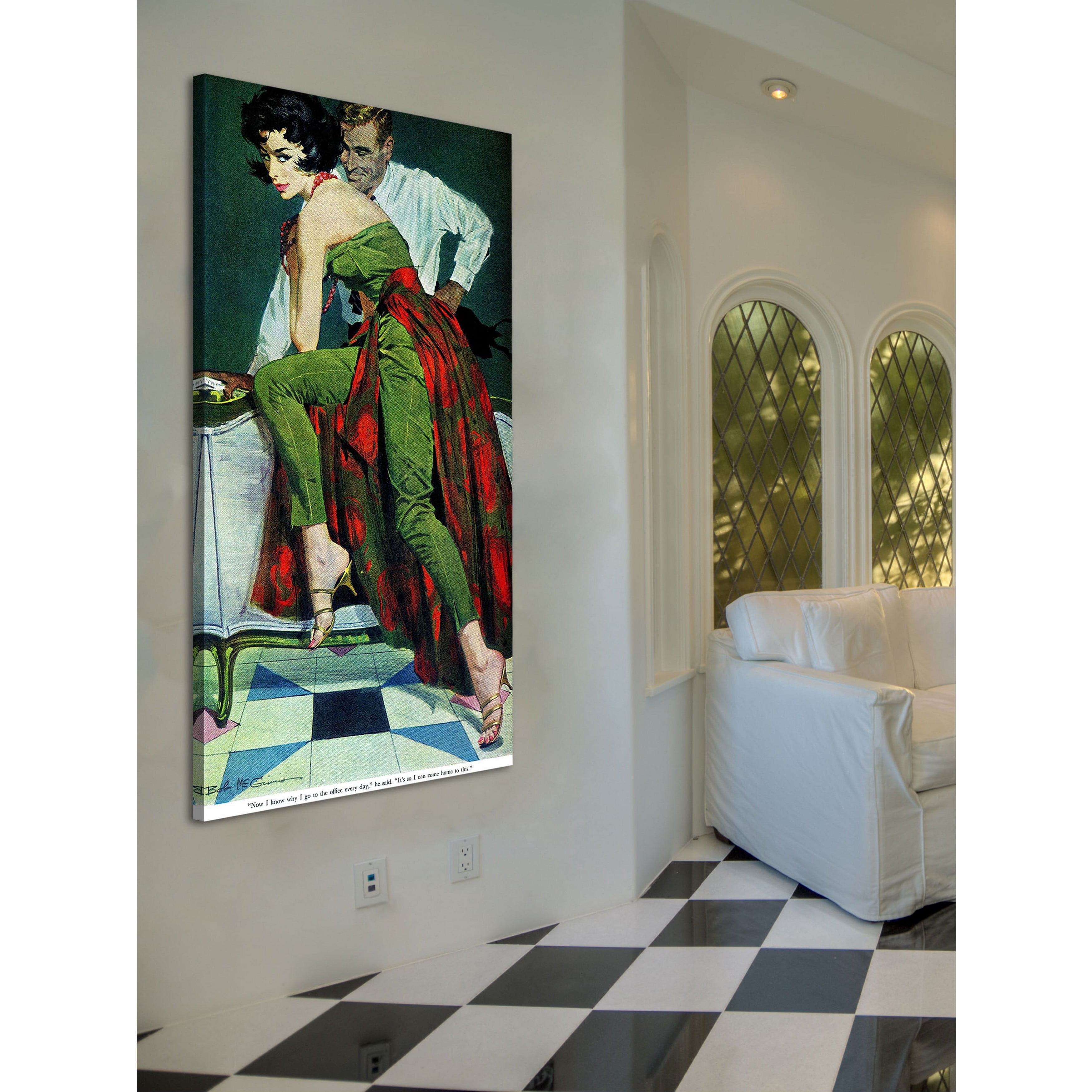 Marmont Hill "The Other Wife" by Robert McGinnis Painting Print on Canvas