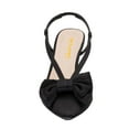 thumbnail image 3 of XYD Women Graceful Bridal Mid Heel Slingback Sandals Slip On Bowknot Pointed Closed Toe Pump Shoes Size 8 Black, 3 of 4