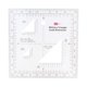 thumbnail image 1 of 7xMilitary Triangle Scale Transportador Topographic Graphic Training Aid tal se describe Sunnimix Transportador de escala de coordenadas, 1 of 8
