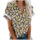 thumbnail image 1 of Mujeres Pantalones Cortos Impresos Blusas de Manga Corta Y Top Regular, Vestido de Moda de Verano Casual para Mujeres, 1 of 4