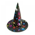 thumbnail image 4 of 3Pcs Witch Hat Halloween Costume Cosplay Wicked Witch Accessory Adult One Size, 4 of 5