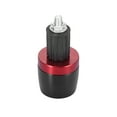 thumbnail image 4 of 2pcs Red Universal 18mm Motorcycle Handlebar End Caps Plug CNC Aluminum Alloy, 4 of 6