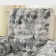 thumbnail image 6 of Plush Recliner Slipcover Home Fur Fluffy Recliner Chair Slipcover Non Back Fuzzy Fluffy Reclining Couch Cover Soft Comfort Sofa Slipcover Washable Furniture Protector (Light Gray), 6 of 8