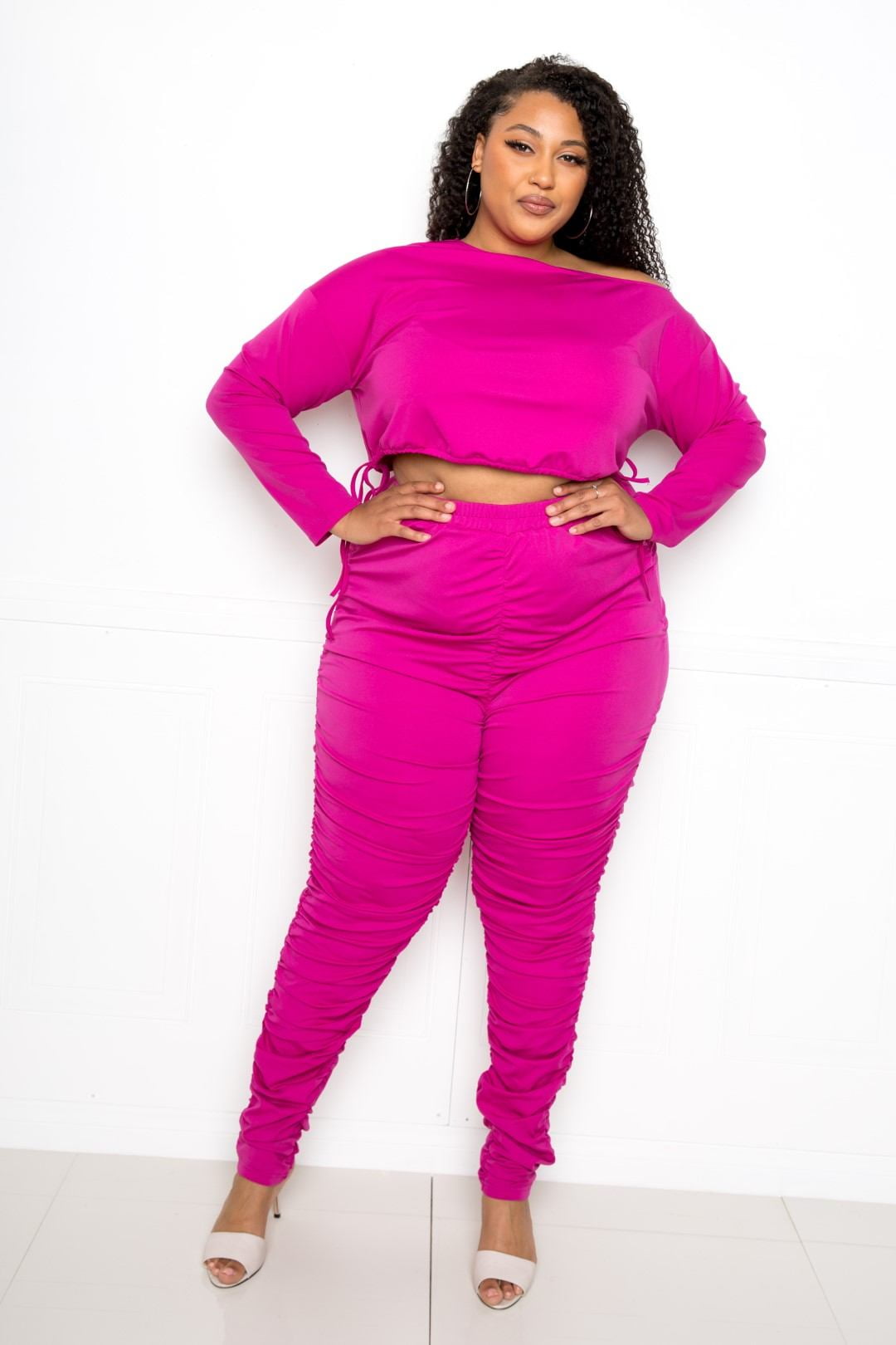 Ruched Leggings Sets 2XL - Walmart 