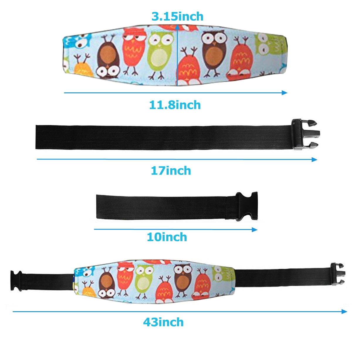 Safety Baby Kids Stroller Car Seat Sleep Nap Aid Head Support Holder Belt Travel