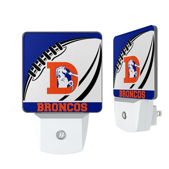 Denver Broncos Passtime Design Nightlight 2-Pack