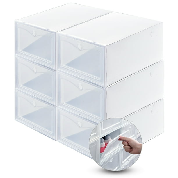 Paquete de 6 Cajas de Almacenamiento para Zapatos Gaon Zapatera Blanco
