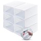 thumbnail image 1 of Paquete de 6 Cajas de Almacenamiento para Zapatos Gaon Zapatera Blanco, 1 of 5