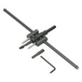 thumbnail image 1 of Kit de sierra cortadora de agujeros circulares ajustable, broca para madera, corte redondo, herramienta de carpintería para bricolaje, 30-300 mm, 1 of 14