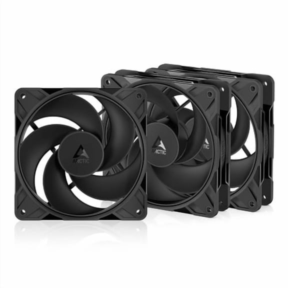 Arctic ACFAN00330A P14 Pro Reverse 140mm Case Fan fluid dynamic bearing max 2650 RPM PWM regulated (Pack of 3) - Black