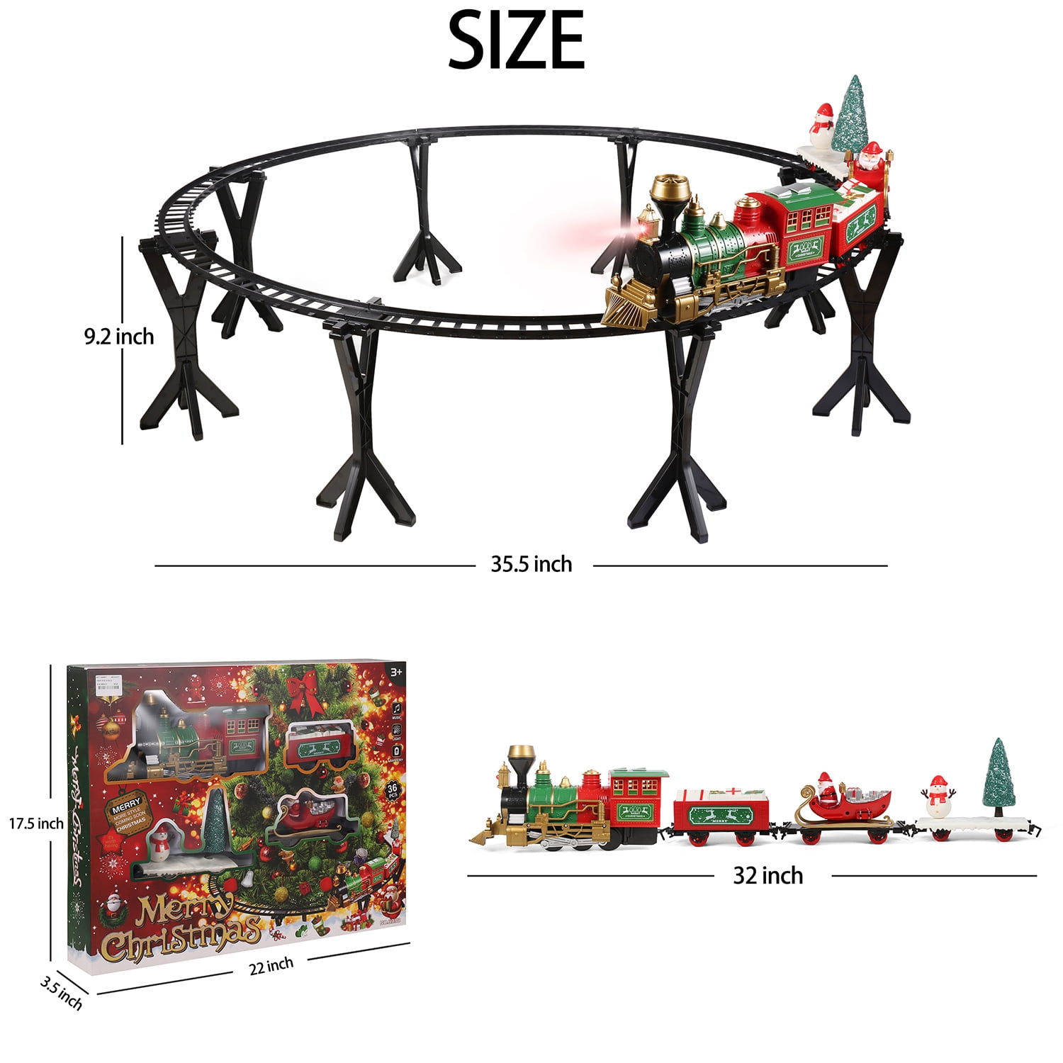 Classic Chrismas Train Set