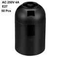 thumbnail image 6 of 50Pcs 4A E27 Light Socket Screw Bulb Pendant  Lamp Holder Plastic, 6 of 6