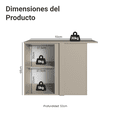 thumbnail image 2 of Mueble De Cocina Esquinero Madesa Nice 1 Puerta Crema 01, 2 of 5