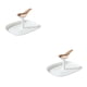 thumbnail image 2 of Cateissary Estante para tapa de olla, soporte de cocina, organizador, mostrador, soporte de organización, blanco Blanco 2piezas Cateissary CBP277880, 2 of 5