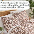 thumbnail image 6 of Southshore Fine Living, Inc. King Size Comforter Bedding Set, Modern Abstract Bed Spread, Rust Khari, 6 of 9