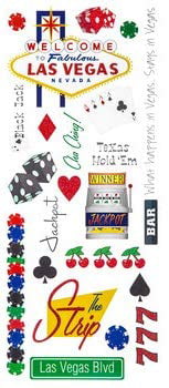 Project Life poker Casino Las Vegas Scrapbook Kit Scrapbook paper die cuts 