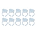 thumbnail image 5 of 100PCS Bagues de Colle d'Extension de Cils Forme de Coeur Jetable Faux Eyewinker Fleurs Tasses ToolsBlue, 5 of 5