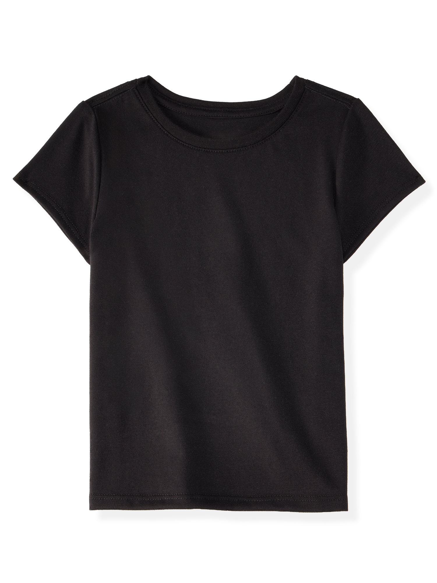 Garanimals Newborn, Baby & Toddler Girl Cotton Short-Sleeve Solid T-Shirts, 3-Pack, Sizes 0-6T