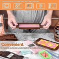 thumbnail image 4 of 3-Piece Detachable Silicone Mold for Chocolate Candy Bars, Wax Melts - Deep Pyramid Shapes, Large, 4 of 5