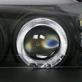 thumbnail image 7 of Spec-D Tuning Black Projector Headlights w/ Dual LED Halo Rings Compatible with 1999-2004 Ford Mustang, Left + Right Headlamp Assembly, 7 of 7