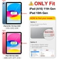 thumbnail image 3 of Fintie Case for iPad (A16) 11th Generation Case 2025, iPad 10th Generation Case 2022, Slim Shell Hard Translucent Frosted Back Stand Cover with Pencil Holder, Auto Sleep/Wake, Pink, 3 of 10