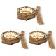 thumbnail image 2 of Mini adornos de madera El festival de la laerser de ruptura rápida Bairam Exquisite Islam estilo de registro color DIY colgando ornamento 30 piezas Inevent HA011755-00, 2 of 7
