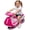 Rose Red, variant on Cirui 12V Kids Electric Wiggle Car, 2-in-1 Swing Ride on Toy for Toddlers Aged 3-8,5MPH Max Speed,Triangular Stability Frame, Flashing Wheels,Bluetooth Music,Blue