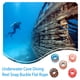 thumbnail image 5 of Naiovety Carrete profesional de buceo en cuevas, cuerda plana para deportes acuáticos, carrete de línea de bobinado de aluminio portátil, accesorio de Deportes acuáticos 15m Azul Naiovety OD021054-01, 5 of 6