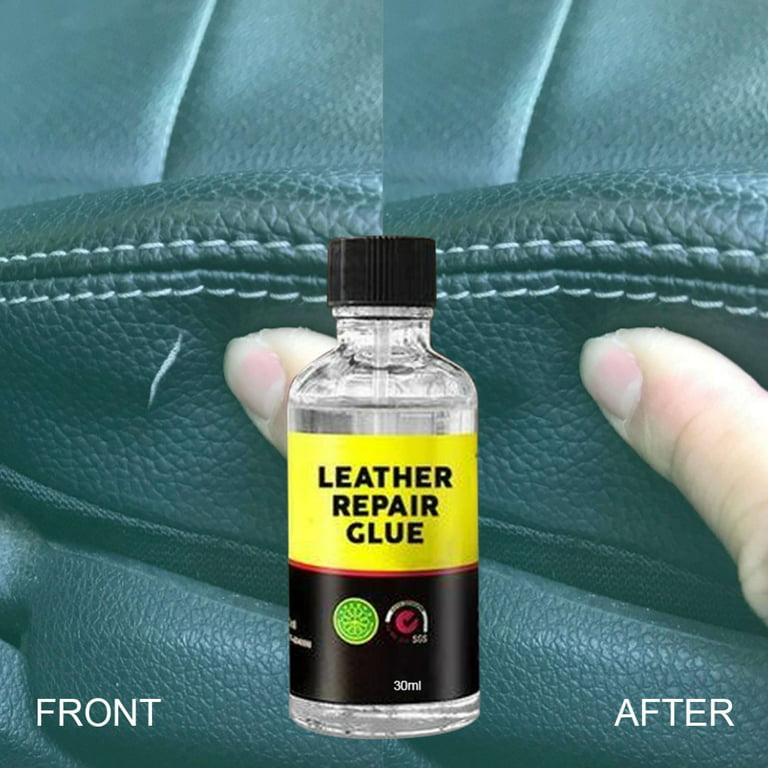 Leather Repair Kit Restore Couch Furniture Car Seat - Dark Silk