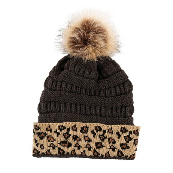 STRANDCHIC Dark Brown Knitted Beanie Cap, Warm Cozy Autumn Winter Hat for Men and Women, Soft Comfortable Knit Headwear