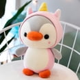 thumbnail image 3 of Pingüino de peluche MACHAO juguete unicornio para Niñas niños Cumpleaños 25 cm, 3 of 5