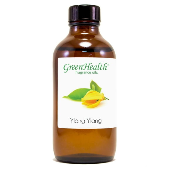 Ylang Ylang Fragrance Oil - 4 fl oz - Amber Glass Bottle w/ Cap