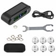 thumbnail image 1 of Alarma solar inalámbrica del monitor LCD del sistema de monitoreo de presión de neumáticos TPMS con 6 sensores externos Jadeshay  A, 1 of 8