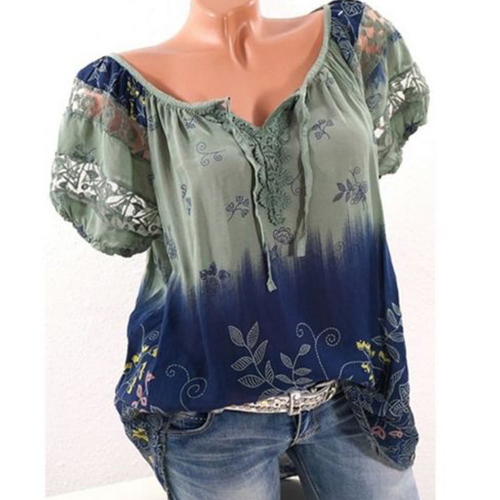 Women Casual Long Sleeve Button Print Pullover T-Shirt vermers Women Christmas Off Shoulder Tunic Tops Clearance 