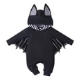 thumbnail image 3 of Zecgelong Baby Bat Hoodie Romper Jumpsuit Party Playwear Black Size 0-12M, 3 of 6