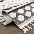 thumbnail image 5 of BoutiqueRugs Dinganen Southwestern Area Rug - Cream, Medium Gray, Black - 8'10" x 12', 5 of 10
