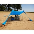 thumbnail image 1 of facefd Portable Beach Sun Shelter Lightweight Durable Beach Shade Easy Setup Beach Sun Shade Canopy No.1, 1 of 6