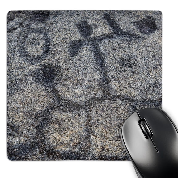 3dRose, Petroglyph, Volcanoes NP, Big Island, Hawaii - US12 RBE0018 - Ralph H. Bendjebar, MousePad