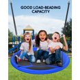 thumbnail image 4 of MIHOVER 43 Inch Saucer Tree Swing Flying Indoor Outdoor Play Set Swing for Kids - Blue, 4 of 7