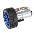 thumbnail image 1 of 65mm Wheel Kit Electric Motor Mounting Bracket, Suitable For Smart Car Robot DC12V, Long Service Life, Strong Power, Easy Maintenance, For Electric Cars, Robots, Printers, 1 of 7