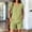 *Green, variant on Women's Linen Blend V Neck Short Sleeve Top and High Waisted Shorts Set ,Casual Summer Two Piece Outfit Pink,Women's Plus XXL