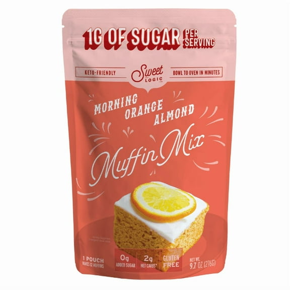 Sweet Logic Gluten Free Gut-Friendly Protein Orange Almond Muffin Mix, 1ct/9.7oz