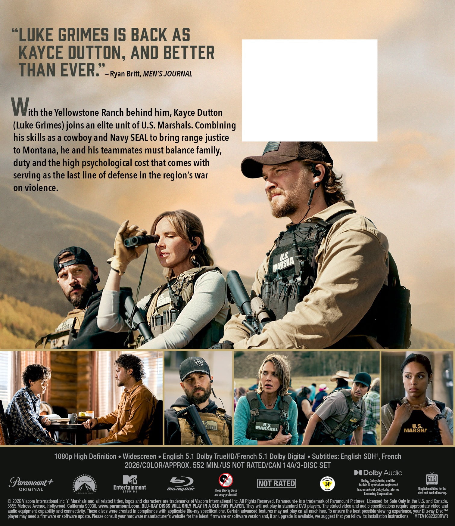 Marshals - Season One (Blu-ray) Paramount Pictures Corporation, Western