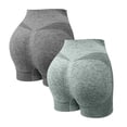 thumbnail image 2 of Pantalones Cortos de Yoga de Cintura Alta, Pantalones Cortos Activos de Secado Rápido para Mujeres, 2 of 9