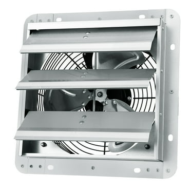 SKYSHALO VV-ACPQS-10 14.57" x 14.57" x 9.85" 820 CFM 45W Aluminium Exhaust Fan - Silver